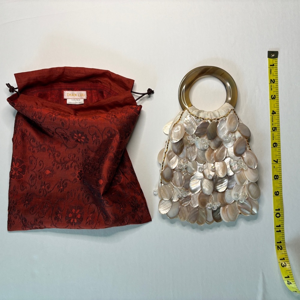 Chan Luu Iridescent Shell Wristlet - Picture 6 of 11